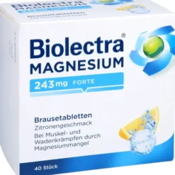 BIOLECTRA Magnesium 243 mg forte Zitrone Br.-Tabl. 40 St