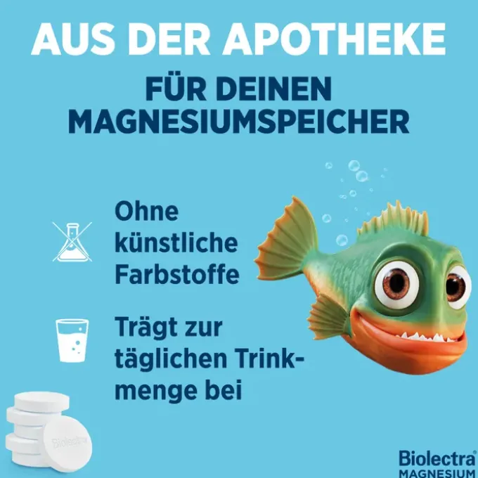 BIOLECTRA Magnesium 243 mg forte Zitrone Br.-Tabl. 40 St