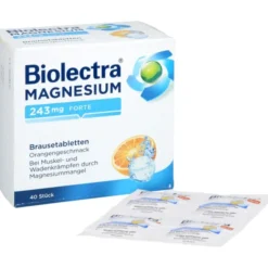 BIOLECTRA Magnesium 243 mg forte Orange Brausetab. 40 St