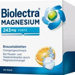 BIOLECTRA Magnesium 243 mg forte Orange Brausetab. 40 St