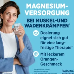 BIOLECTRA Magnesium 243 mg forte Orange Brausetab. 40 St