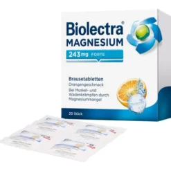 BIOLECTRA Magnesium 243 mg forte Orange Brausetab. 20 St