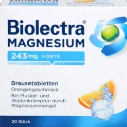 BIOLECTRA Magnesium 243 mg forte Orange Brausetab. 20 St