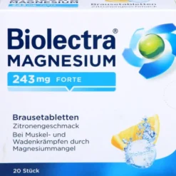 BIOLECTRA Magnesium 243 mg forte Zitrone Br.-Tabl. 20 St