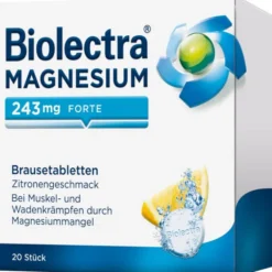 BIOLECTRA Magnesium 243 mg forte Zitrone Br.-Tabl. 20 St
