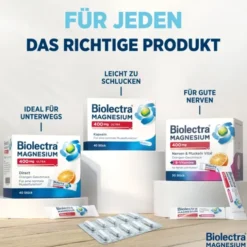 BIOLECTRA Magnesium 365 mg fortissimum Orange 20 St