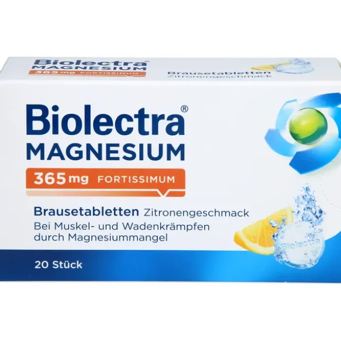 BIOLECTRA Magnesium 365 mg fortissimum Zitrone 20 St