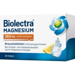 BIOLECTRA Magnesium 365 mg fortissimum Zitrone 20 St