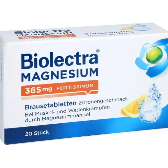 BIOLECTRA Magnesium 365 mg fortissimum Zitrone 20 St