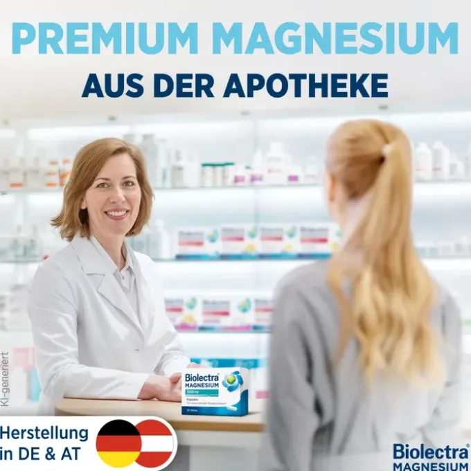 BIOLECTRA Magnesium 300 mg Kapseln 40 Stück