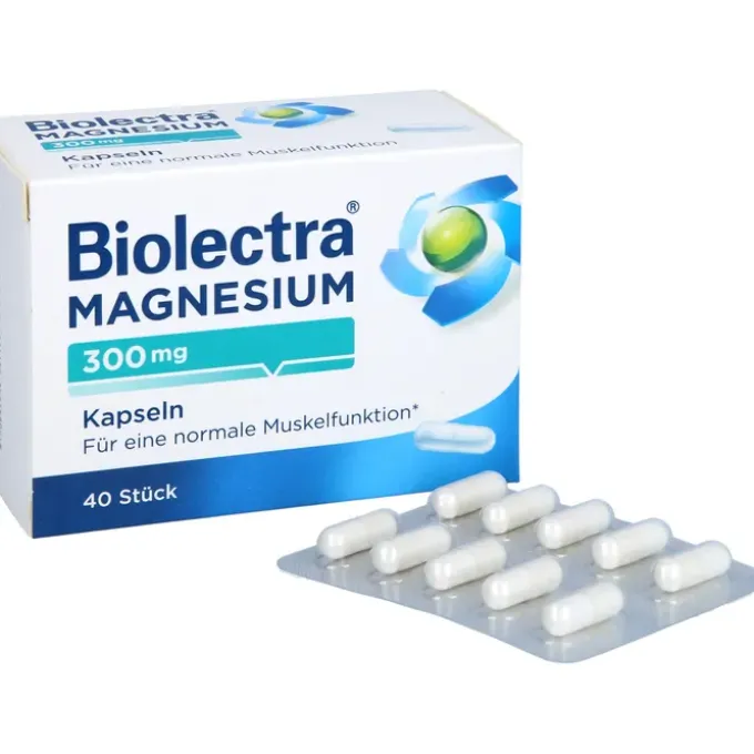 BIOLECTRA Magnesium 300 mg Kapseln 40 Stück