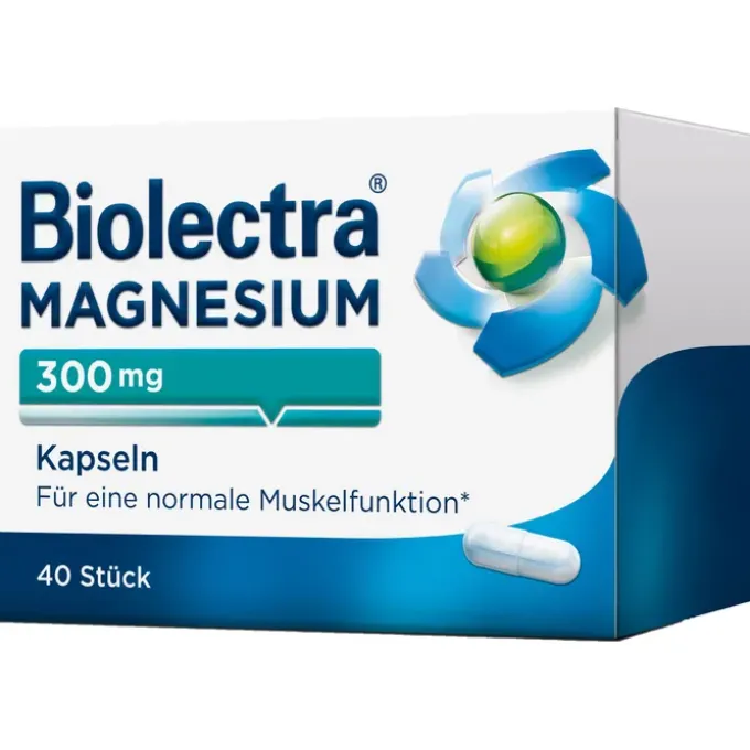 BIOLECTRA Magnesium 300 mg Kapseln 40 Stück
