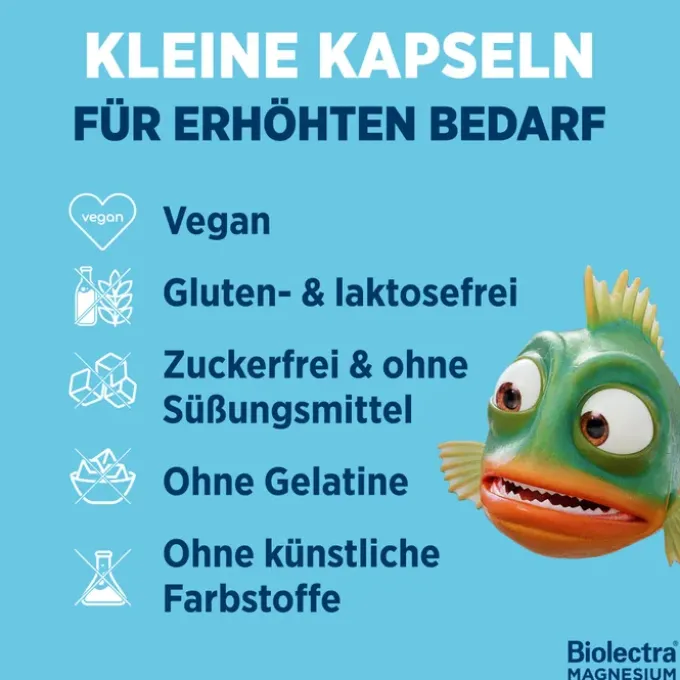 BIOLECTRA Magnesium 300 mg Kapseln 40 Stück