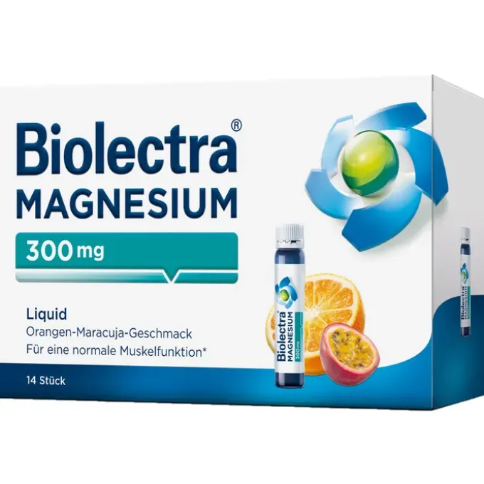 BIOLECTRA Magnesium 300 mg Liquid 14 Stück