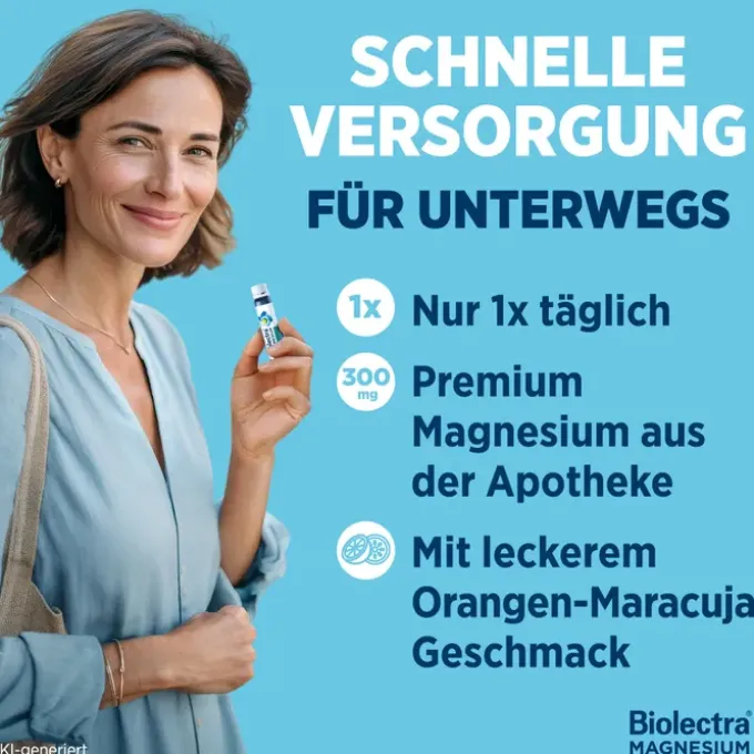 BIOLECTRA Magnesium 300 mg Liquid 14 Stück