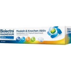 BIOLECTRA Magnesium 250 mg Muskeln & Kno.Aktiv KTA 30 Stück