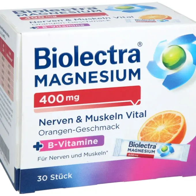 BIOLECTRA Magnesium 400 mg Nerven & Muskeln Vital 30 Stück