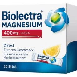 BIOLECTRA Magnesium 400 mg ultra Direct Zitrone 20 Stück