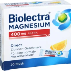 BIOLECTRA Magnesium 400 mg ultra Direct Zitrone 20 Stück