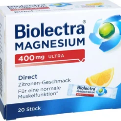 BIOLECTRA Magnesium 400 mg ultra Direct Zitrone 20 Stück