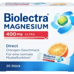 BIOLECTRA Magnesium 400 mg ultra Direct Orange 20 Stück