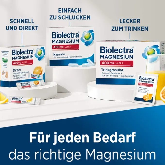 BIOLECTRA Magnesium 400 mg ultra Kapseln 20 Stück