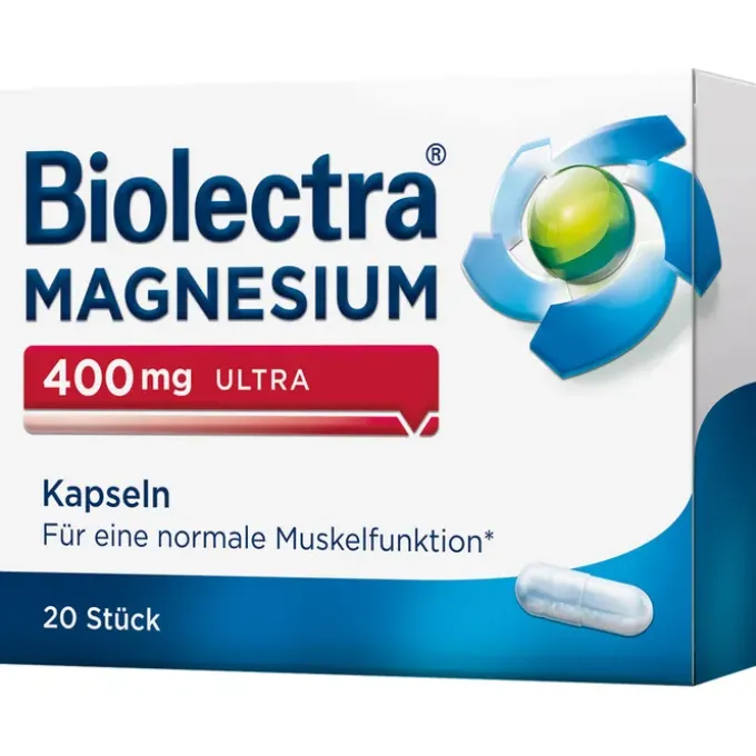 BIOLECTRA Magnesium 400 mg ultra Kapseln 20 Stück