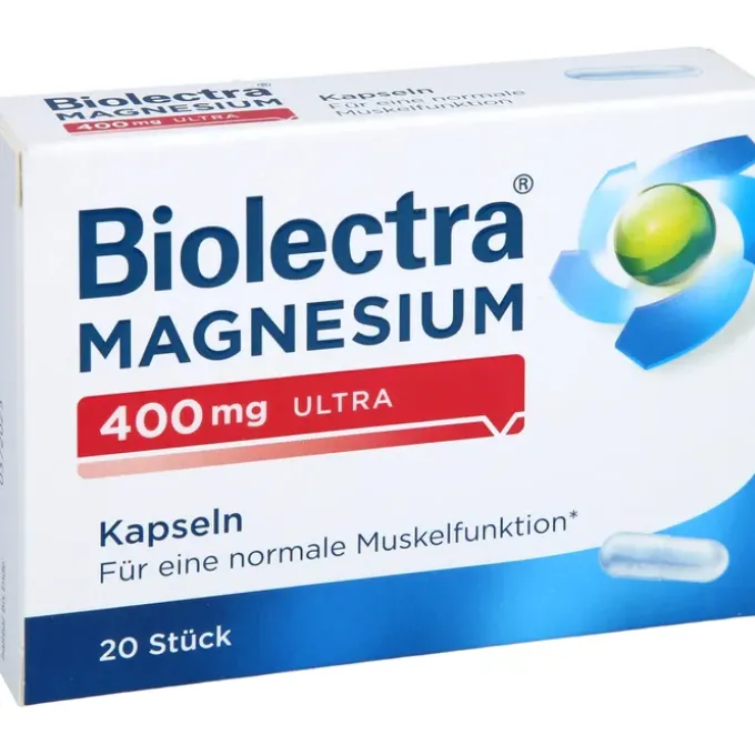 BIOLECTRA Magnesium 400 mg ultra Kapseln 20 Stück
