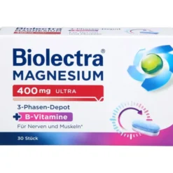 BIOLECTRA Magnesium 400 mg ultra 3-Phasen-Depot 30 Stück