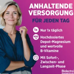 BIOLECTRA Magnesium 400 mg ultra 3-Phasen-Depot 30 Stück