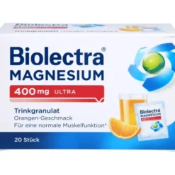 BIOLECTRA Magnesium 400 mg ultra Trinkgran.Orange 20 Stück