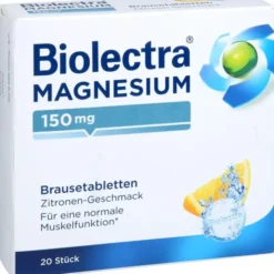 BIOLECTRA Magnesium 150 mg Zitrone Brausetabletten 20 Stück