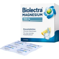 BIOLECTRA Magnesium 150 mg Zitrone Brausetabletten 20 Stück