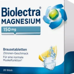 BIOLECTRA Magnesium 150 mg Zitrone Brausetabletten 20 Stück