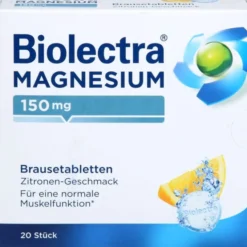 BIOLECTRA Magnesium 150 mg Zitrone Brausetabletten 20 Stück