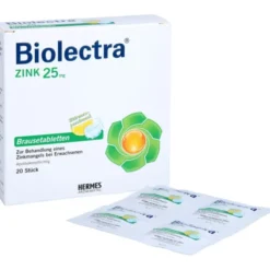 BIOLECTRA Zink Brausetabletten 20 St