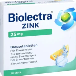 BIOLECTRA Zink Brausetabletten 20 St