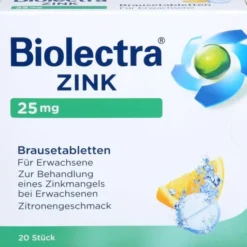 BIOLECTRA Zink Brausetabletten 20 St