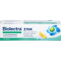BIOLECTRA Zink Lutschtabletten 20 Stück