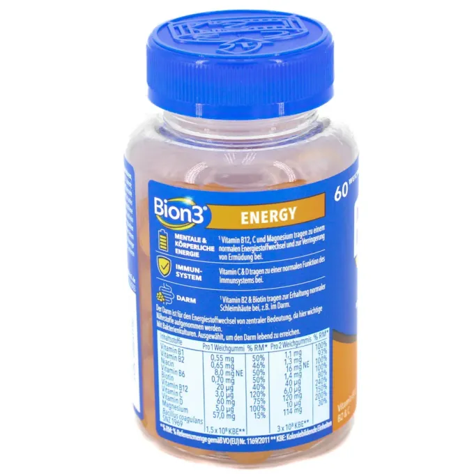 BION3 Energy Weichgummis 60 Stück