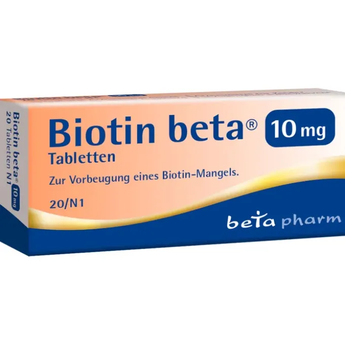 BIOTIN BETA 10 mg Tabletten 20 St