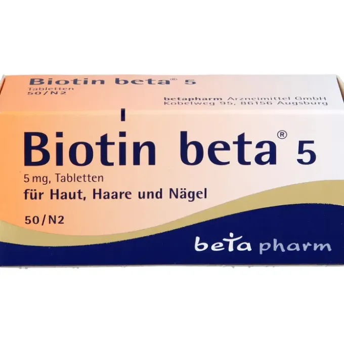 BIOTIN BETA 5 Tabletten 50 St