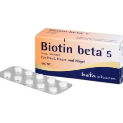 BIOTIN BETA 5 Tabletten 50 St