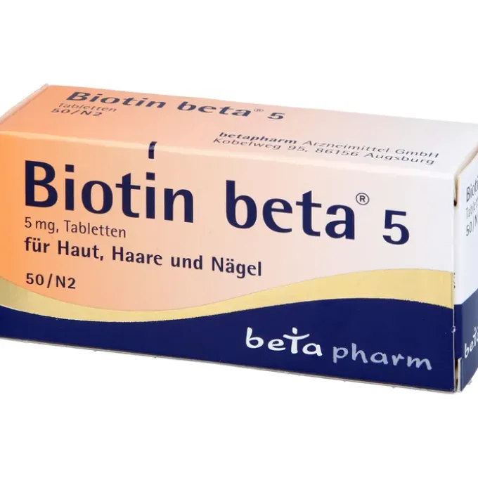 BIOTIN BETA 5 Tabletten 50 St