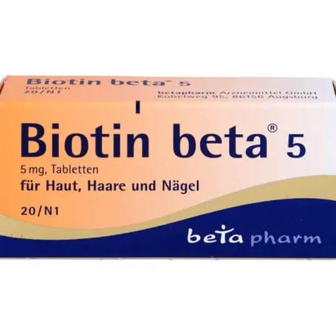 BIOTIN BETA 5 Tabletten 20 St
