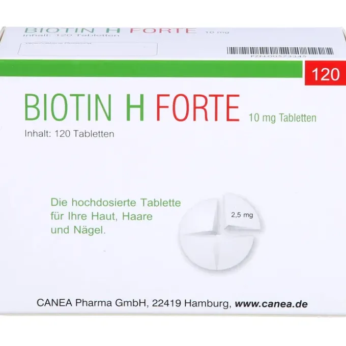 BIOTIN H forte 10 mg Tabletten 120 Stück