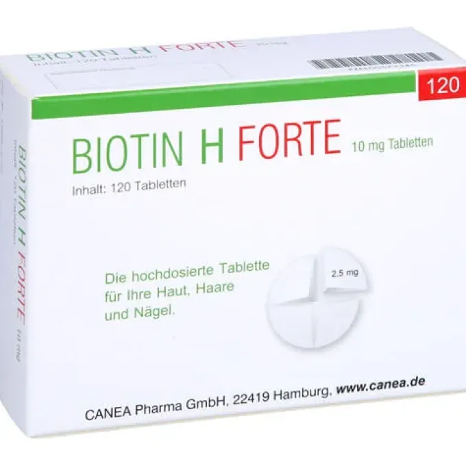 BIOTIN H forte 10 mg Tabletten 120 Stück