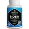 BIOTIN 10 mg hochdosiert vegan Tabletten 180 Stück