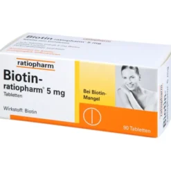 BIOTIN-RATIOPHARM 5 mg Tabletten 90 St