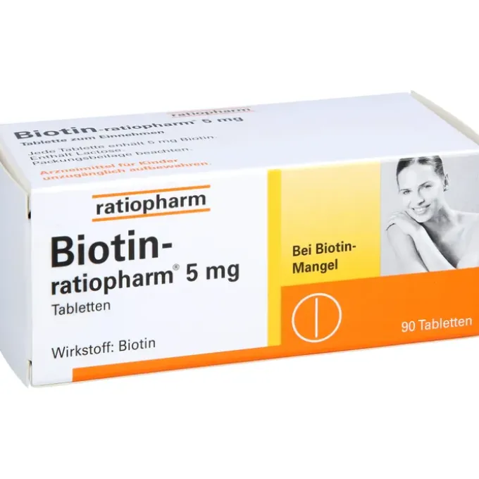 BIOTIN-RATIOPHARM 5 mg Tabletten 90 St